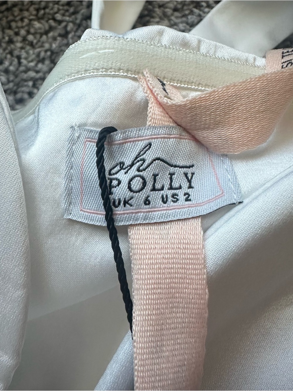 Oh Polly White Halter Mini Dress with Bow Detail - Picture 7 of 7